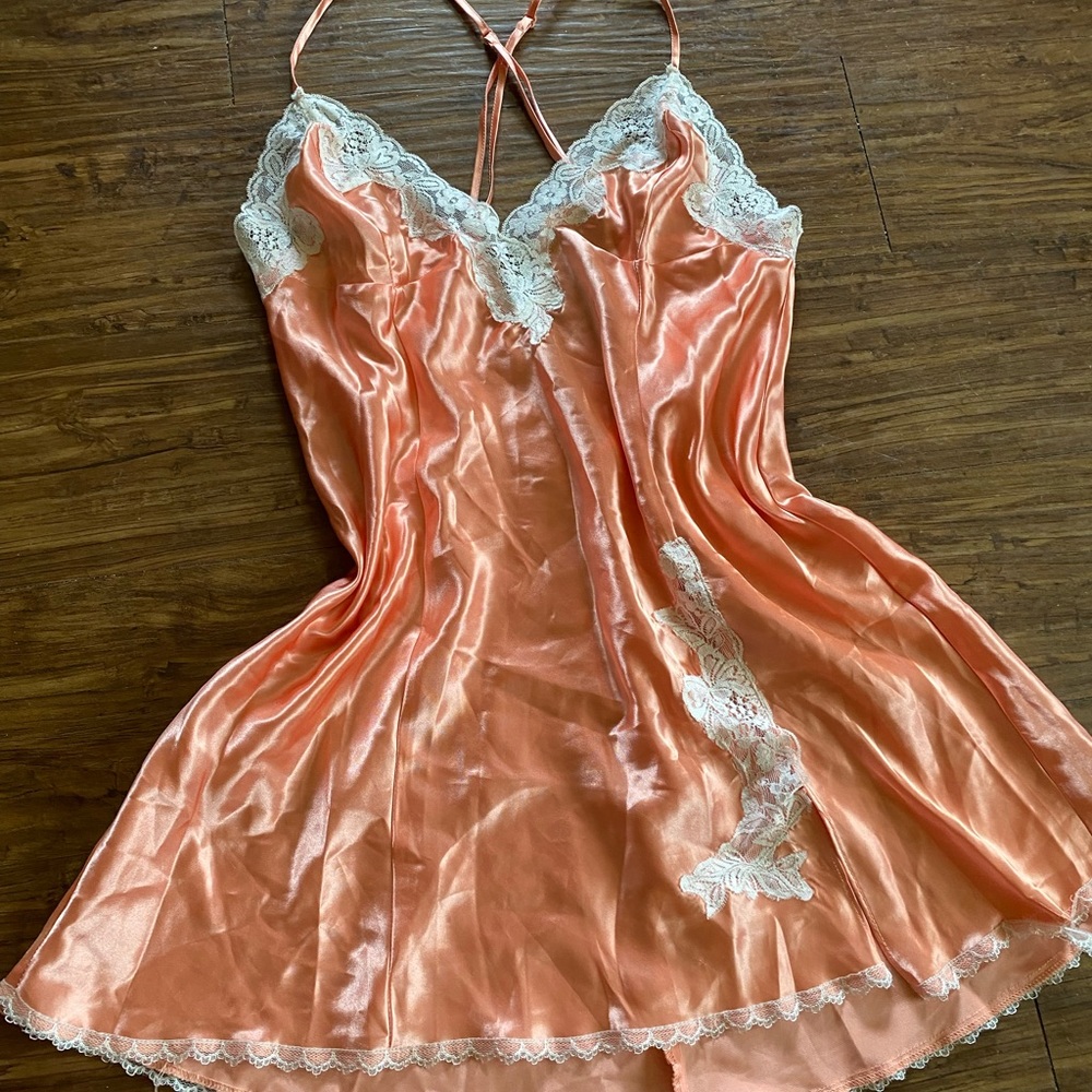 Orange creamsicle slip